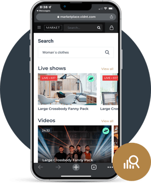 Smartphone Livestream Shopping